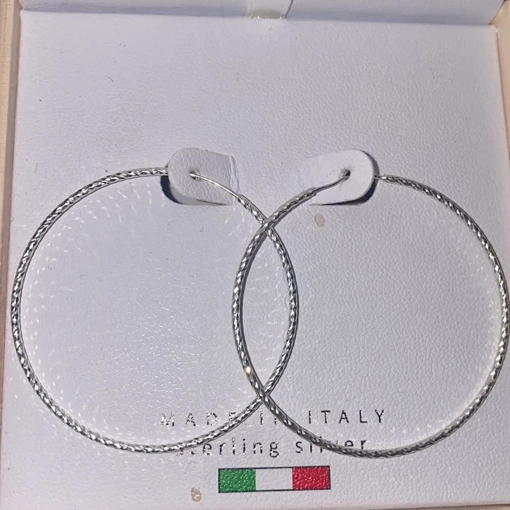 ✨HP✨Mia Fiore Stirling Silver Hoop Earrings✨